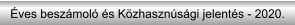 Éves beszámoló és Közhasznúsági jelentés - 2020.