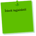 Írások tagjainktól